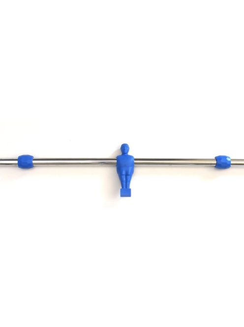 Foosball stick with dummies blue 1