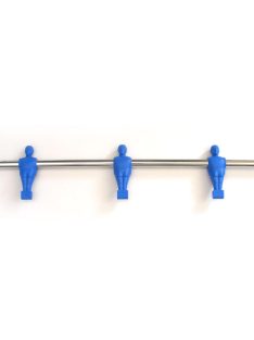 Foosball stick with puppets blue 3