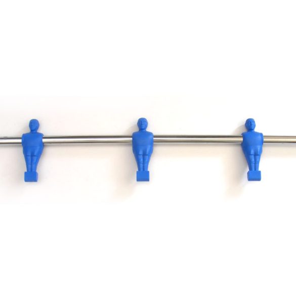 Foosball stick with puppets blue 3