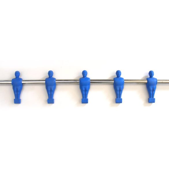 Foosball stick with puppets blue 5