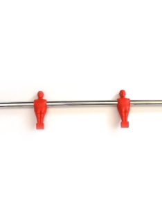 Foosball stick with puppets red 2