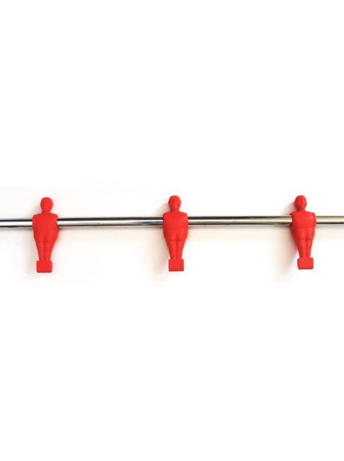 Foosball stick with puppets red 3