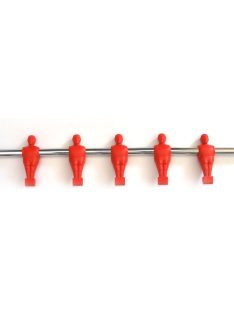 Foosball stick with red puppets 5, new design