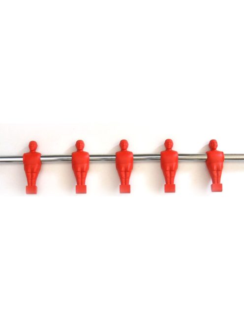 Foosball stick with red puppets 5, new design