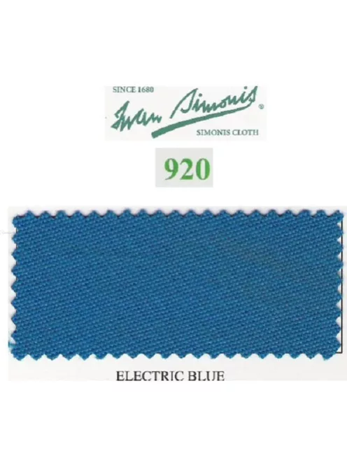 Poster Simonis 920, electric blue 195 cm