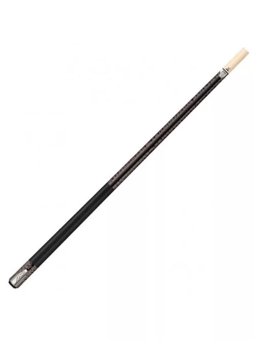 Pool cue two-piece, P3 grey pattern, leather banded with Predator 314/2 spike