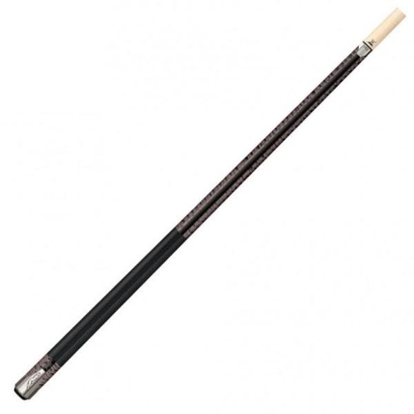 Pool cue two-piece, P3 grey pattern, leather banded with Predator 314/2 spike