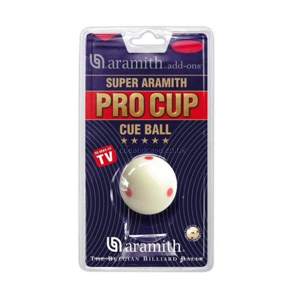 Pool white ball 57,2 mm PRO-CUP standard size