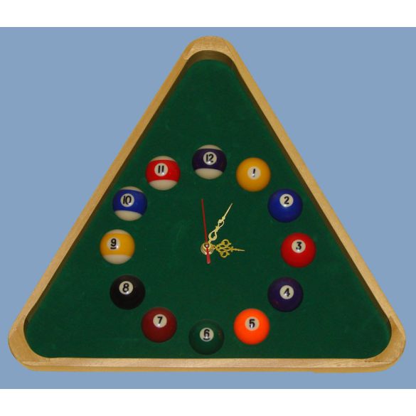 Billiard clock triangle