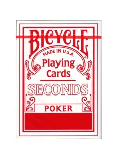 Bicycle Seconds card - red