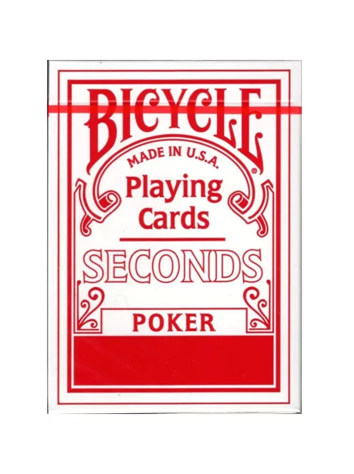 Bicycle Seconds card - red