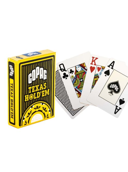 Copag Texas hold'em poker card black GOLD Range 100% plastic