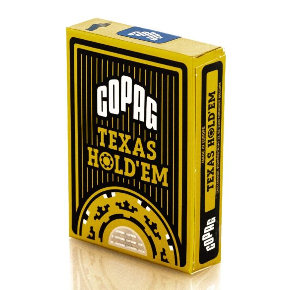 Copag Texas hold'em póker kártya fekete GOLD Range 100% plasztik