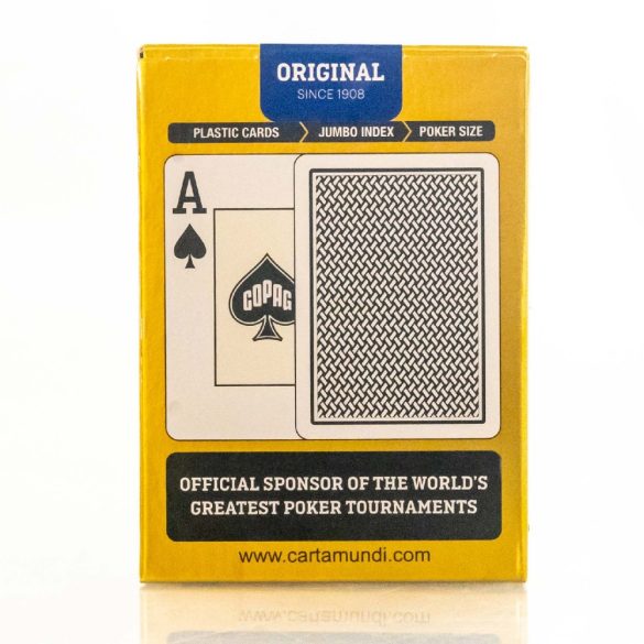 Copag Texas Hold'em póker kártya GOLD Range 100% plasztik 1 karton (12 csomag)