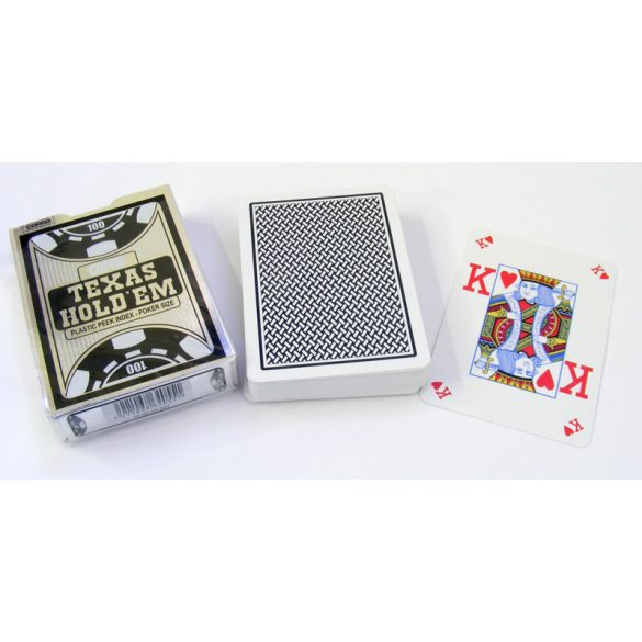 póker kártya VISION, COPAG 100% plasztik silver range (fekete hátlappal)