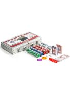 poker set Cartamundi Maverick 300pcs unnumbered 11.5gr chips in aluminium case