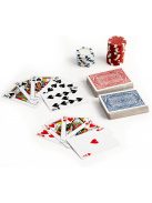 poker set Cartamundi Maverick 300pcs unnumbered 11.5gr chips in aluminium case