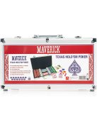 poker set Cartamundi Maverick 300pcs unnumbered 11.5gr chips in aluminium case