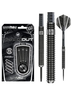 Dart szett steel Winmau Blackout 1, 25g, 90%