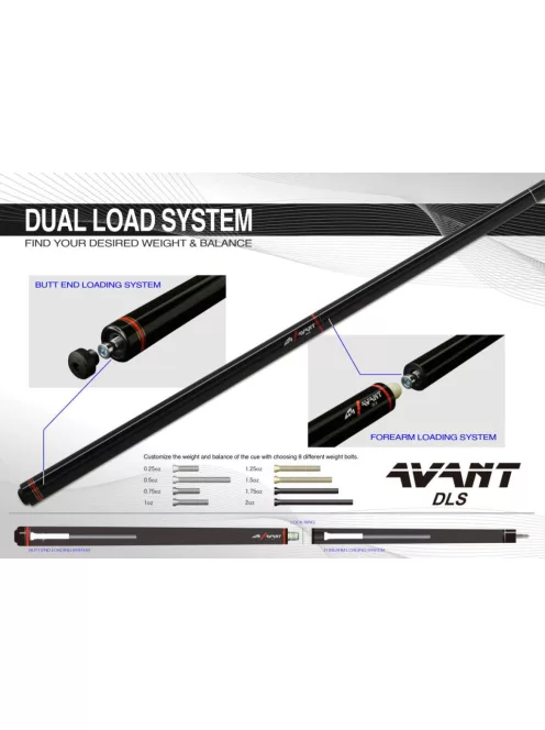 Billiárd dákó markolat , Pool, Mezz Avant Orange, no wrap, United Joint