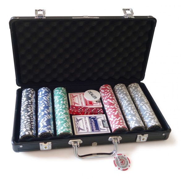 poker set Cartamundi Grimaud 300pcs, numbered, with laser chips