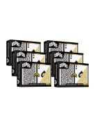 póker kártya bridge, 100% plasztik, COPAG 1546, Regular index, fekete-arany dupla csomag