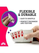 Póker kártya 100% plasztik, COPAG 1546 Elite, jumbo index, narancs-barna dupla pakli