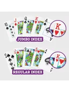 Póker kártya 100% plasztik, COPAG 1546 Elite, jumbo index, narancs-barna dupla pakli