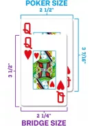 Póker kártya 100% plasztik, COPAG 1546 Elite, jumbo index, narancs-barna dupla pakli