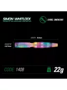 Winmau steel szett SIMON WHITLOCK 90% 22 g, Urban grip