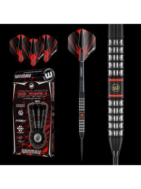 Dart szett Winmau Steel Sicario 21g 90% wolfram (UTOLSÓ DARABOK)