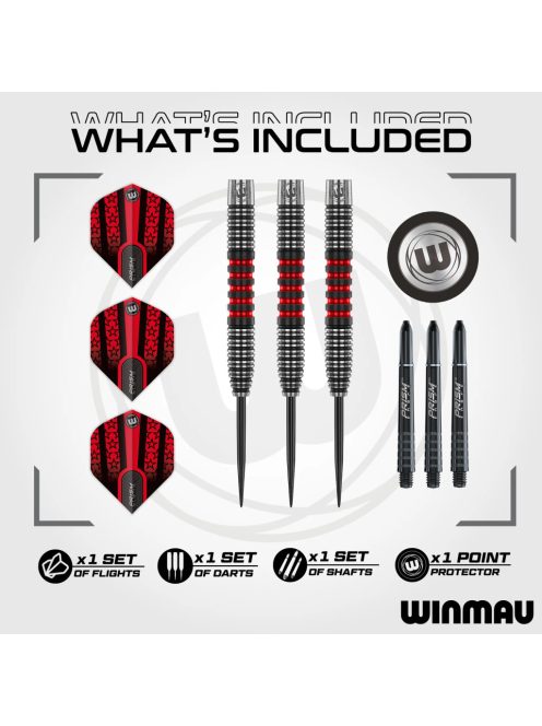 Dart szett Winmau Steel Joe Cullen 22g 90% 