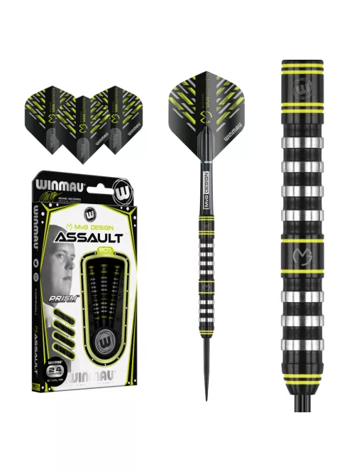 dart szett steel Winmau Michael van Gerwen Assault 90% 24g
