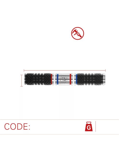 Dart szett Winmau Steel Thibault Tricole 23g 90%