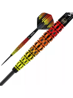 Dart szett steel Winmau Firestorm Flame Tapered 23g, 90%