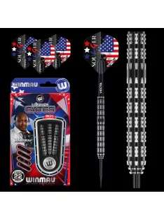 DART SZETT STEEL WINMAU LEONARD GATES 22G, 90% WOLFRAM