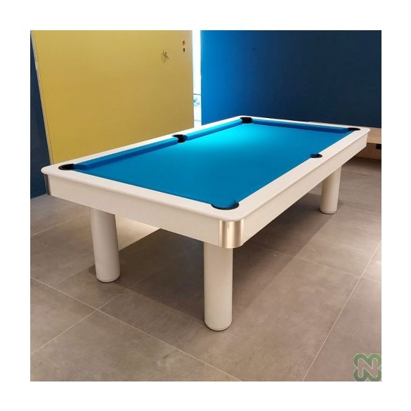 pool billiard/dining table NIR Red Devil Bianco 7,5'