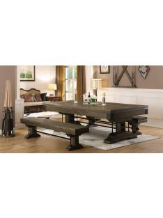   POOL Billiárdasztal NIR ATLANTA 8′ BARNA FENYŐ  FEDLAPPAL 