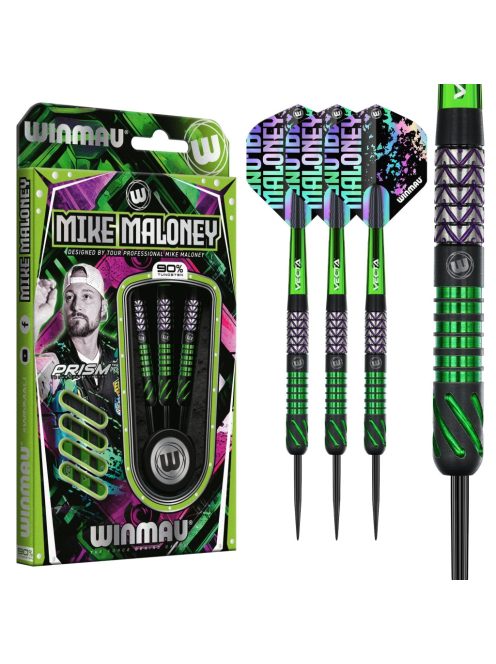 dart szett steel Winmau Mike Maloney 24g, 90%