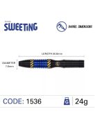 Darts szett steel Winmau Rashad Sweeting 24g, 90% gravírozott