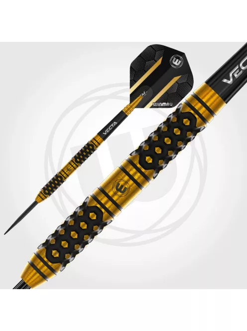 darts szett Winmau Team 360 Bradley Van Der Velden steel - 22g, 90% wolfram