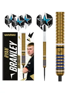 Darts szett steel Winmau Ryan Branley 23g, 90%