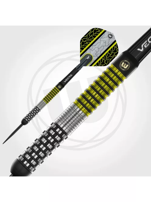 darts szett Winmau Team 360 Cori Wiltshire steel 24g, 90% wolfram