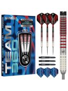 darts szett Winmau Team 360 Jack Johnson Steel - 24g, 90% wolfram