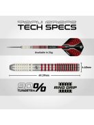 darts szett Winmau Team 360 Jack Johnson Steel - 24g, 90% wolfram
