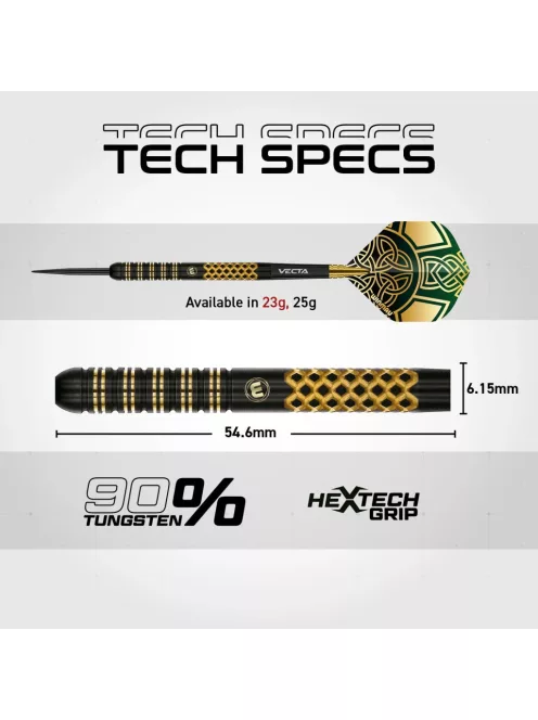 dart szett steel Winmau Brendan Dolan Signature Series 23g, 90%