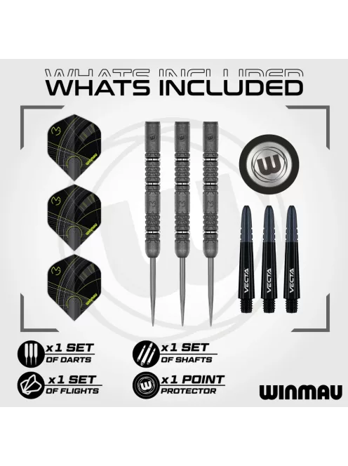 Dart szett steel Winmau Michael Van Gerwen Signature Edition 22g, 90%