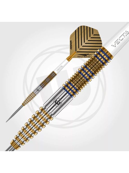 Dart szett steel Winmau Daryl Gurney Signature Edition 23g, 95% gravírozott