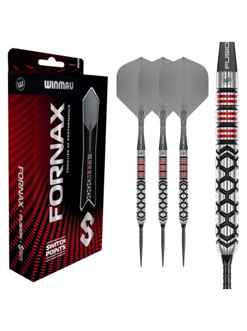 Dart szett steel Winmau SP Fornax Tapered 23g, 90% gravírozott