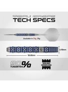 Dart szett steel Winmau SP Lunaris Parallel 23g, 90% gravírozott